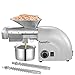 FoundGo 1800W Ölpresse 0-300℃ Öl Pressmaschine Elektrische Ölmühle Walnüsse Erdnüsse Kaltpresse Automatische Heißprsse Edelstahl Extraktor für Kommerziell & Haushalt , 6-9kg/St. (silber)