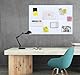 Uoisaiko Große Filz Pinnwand Selbstklebend mit 30 Pinnnadeln, 6 Stück 30x30cm Filzboard Memotafeln Memo Boards Bulletin Board Wanddekoration für Büro Küche, Fotos Memos