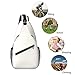 Belly White Crossbody Chest Bag, Bandolera Imagen de Belly White Crossbody Chest Bag, Bandolera