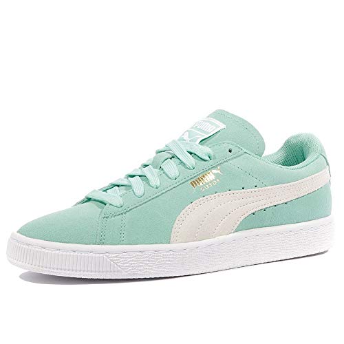 Image of Puma Suede Classis Women's S6, Women's Low-Top Sneakers, Green (Green /White), 3.5 UK (36 EU)
