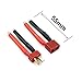 3 Pairs T Plug Connector Female and Male Deans with 12AWG Silicon Wire for RC Lipo Battery Cable Drone