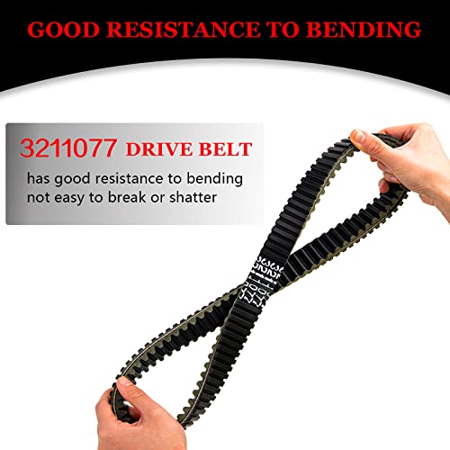 GDDGHS Drive Belt for Polaris Sportsman 400 500, Ranger 500, Scrambler 500, Magnum 325 - ATV CTV UTV Belt Replacement 3211077 3211048 20G4022