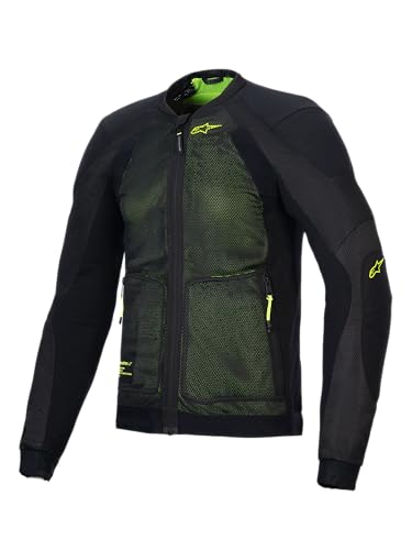 Chaqueta Troop-air Alpinestars noir jaune en taille 4XL pour motard