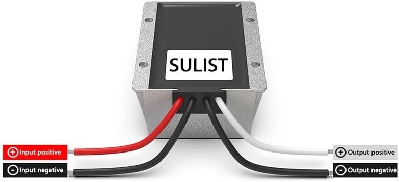 Car 10-36V to 12V13.8V/15V/19V20V/24V Voltage Regulator DC to DC Buck-Boost Power Supply Regulator Module 5A-30A(Output5A,10-36V-12V)