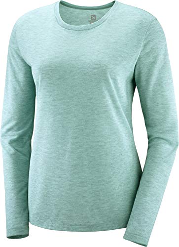 Salomon Comet t-shirt manches longues femme contre le froid et la transpiration pendant le sport