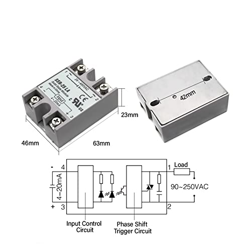 SSR Relais à semi-conducteurs SSR-25LA régulateur tension AC - 3