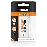Reach Dentotape Waxed Dental Floss with Extra Wide Cleaning Surface for Large Spaces between Teeth,...