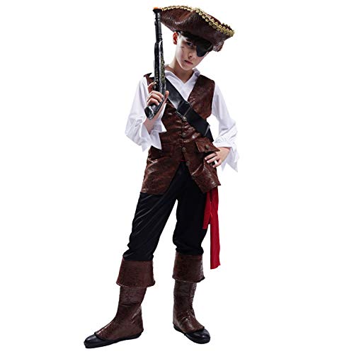 Disfraz Pirata Deluxe para Niños con Sombrero miniatura 2