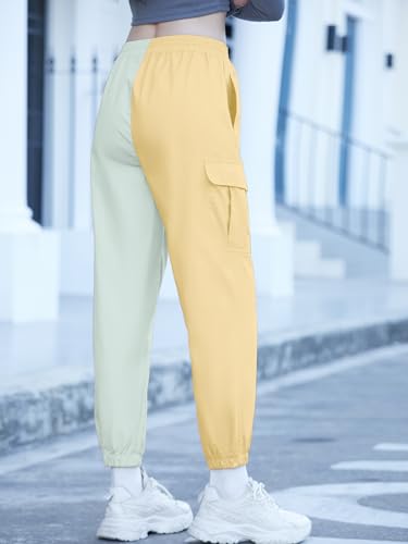 Image of SANGTREE Girls & Womens Drawstring Cargo Jogger Pants,3 Years - Women 3XL