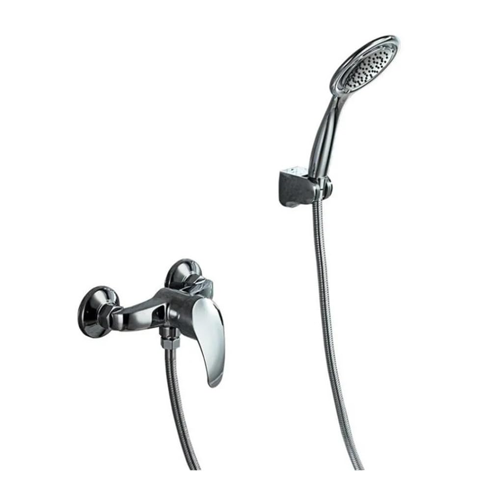 Ensemble de douche mural en laiton avec douchette portable XT431