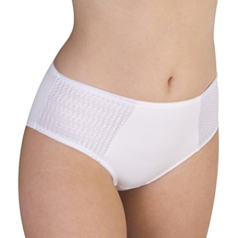Carole Martin Women's Underwear Hipster Panties, Ultra Soft Microfiber Comfort Briefs White Cover