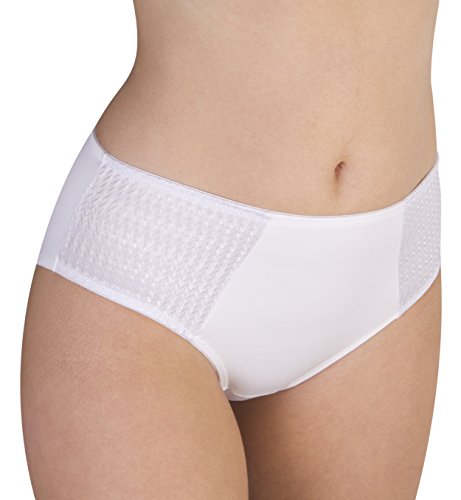 Carole Martin Women's Underwear Hipster Panties, Ultra Soft Microfiber Comfort Briefs White