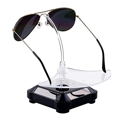 Expositor de Gafas Giratorio Negro Organizador Creativo para Todo Tipo de Lentes y Gafas de Sol