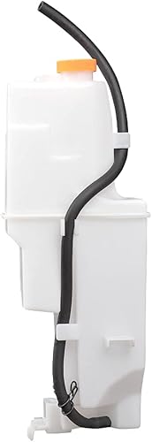 Miniatura 4 de Brock Botella de depósito de expansión de tanque de recuperación de refrigerante de repuesto con tapa y manguera compatible con Versa Sedan 12-19