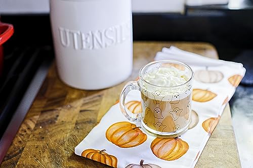 Taza de Vidrio Fantasma para Halloween 12 oz miniatura 6