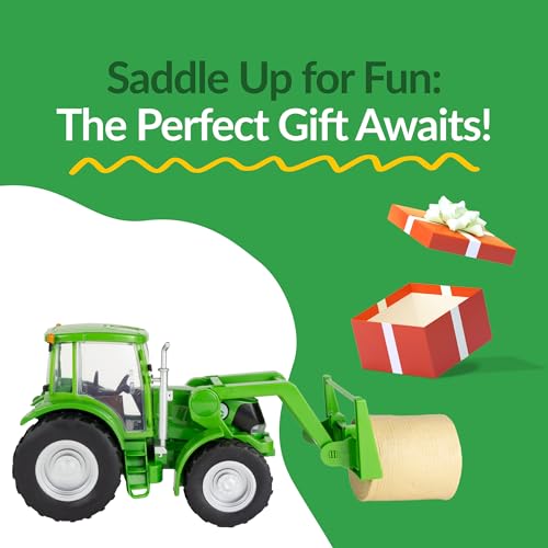 image for Big Country Toys Tractor & Implements, 1:20 Scale, Toy Tractor with Ha