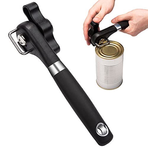 Can Opener Manual | Effortlessly Open Cans With Our Smooth Edge Manual Can Opener – Heavy Duty Can Opener With Soft Grip And Durable Stainless Steel Design #TOP14