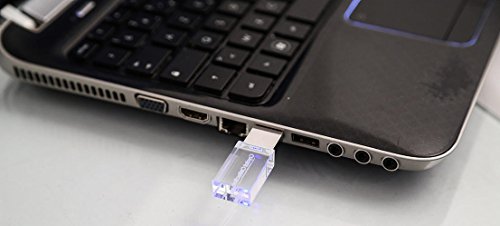 Personalized Custom 3D Photo Etched Engraving On Crystal Usb Flash Driver Gift ( Birthday Gift, Anniversary Gift, Wedding Gift , Corporate Gift ,Valentines Day Gifts Or Christmas Gift) … #TOP1