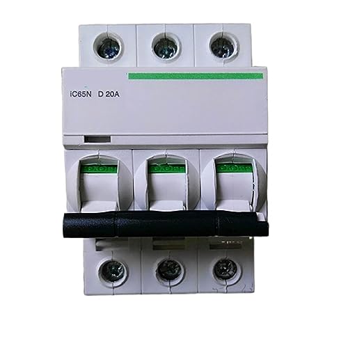 Disjoncteur triphasé Acti 9 iC65N 3P D20A A9F19320 MCB courbe D pour pompe et climatiseur