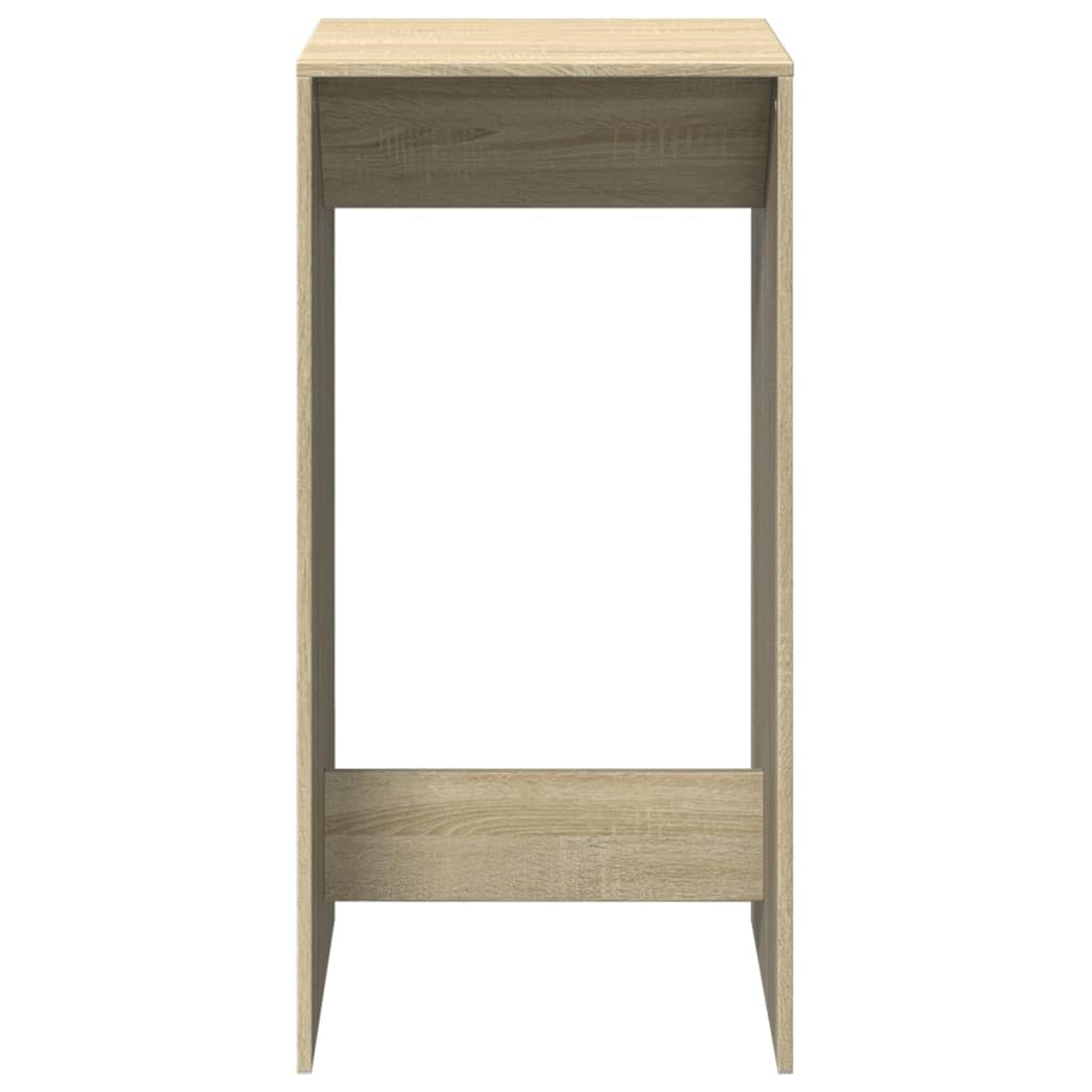Table de Bar en chêne Sonoma 51x50x103,5 cm Bois d'ingénierie mobilier Polyvalent pour Salon Cuisine Salle à Manger Bureau comptoir extérieur terrasse
