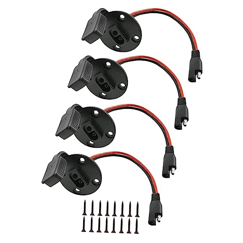 Câble d'extension SAE étanche connecteur encastrable cuivre 4 trous de fixation pour vélo