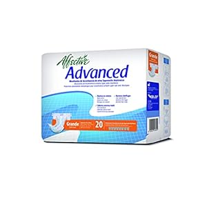 Affective Advanced luier voor volwassenen, uniseks, maat L, 80 luiers, 100 g