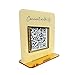 Personalized Multi Business QR Code Sign QR Display Sign Scan to Pay Facebook Web Social Media Sign QR Code Plaque Colors include sky blue, gold, rose, lavender (A QR Code)