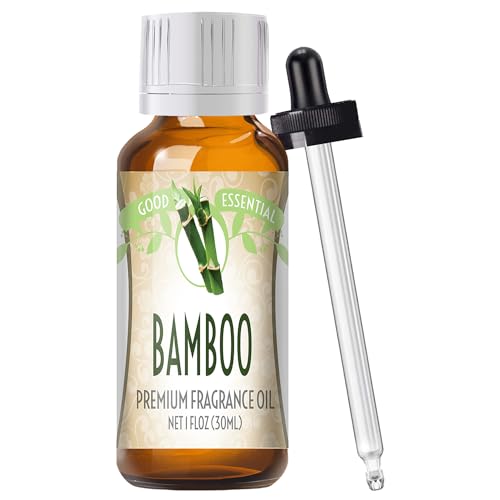 Image of Good Essential Professional Bamboo Fragrance Oil 30ml (1 fl oz) for Diffuser, Candles, Soaps, Lotions, Perfume - Candle Fragrance Oil