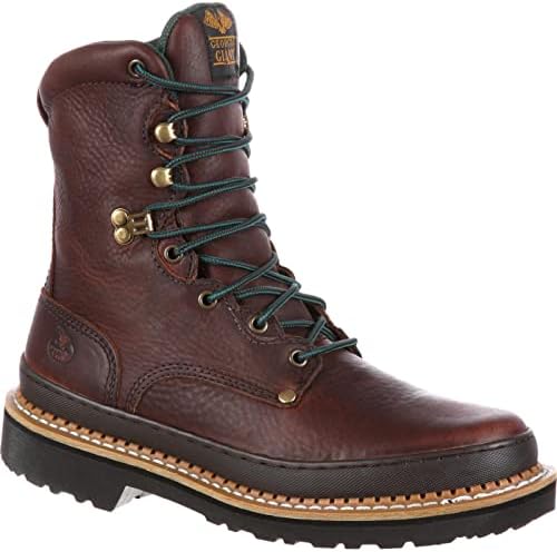 Georgia Boot Men's Georgia Giant G8374 Work Boot,Brown,8 W | Image 4