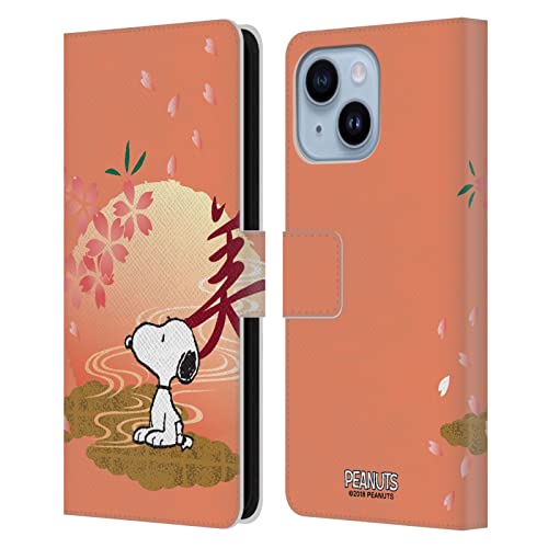 Évitez les rayures : étui portefeuille cuir iPhone 14 Plus Snoopy