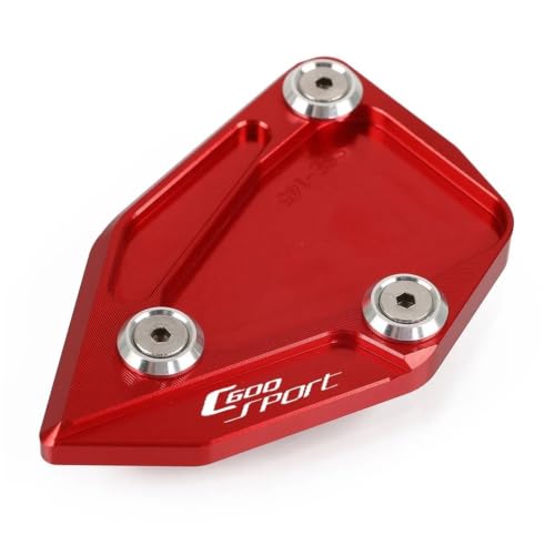 Base ampliada para moto BMW C600 caballete seguro en rutas