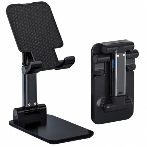 Suporte de Mesa, Ajustável, Articulado para Celular, Tablet, Smartphone (PRETO)