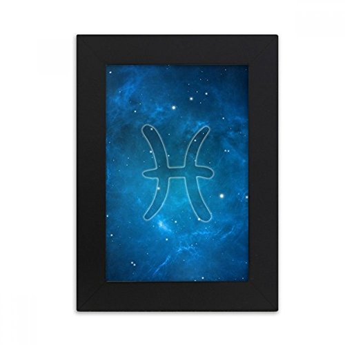 Cadre photo constellation nuit étoilée bureau 10x15 cm multicolore - 2
