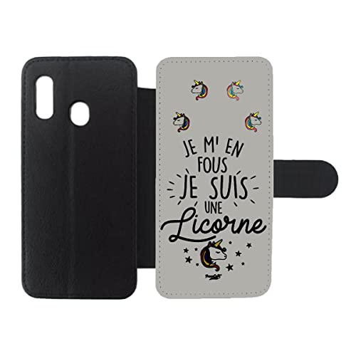 Étui Samsung Galaxy A20e en cuir durable ProseCafé avec clapet aimanté