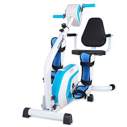 Image of Electric Rehabilitation Exercise Bike Machine Powerful Rehabilitation Bike Pedal Electric Trainer Electric Pedal Exerciser for Legs Arms and Knees (F) (G)
