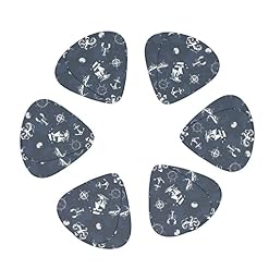 Lot de 12 médiators de guitare nautique pour guitare basse électrique, acoustique, cadeau avec boîte - Les Beatles, Paul McCartney, John Lennon, RIngo Starr, George Harrison Lot de 12 médiators de guitare nautique pour guitare basse électrique, acoustique, cadeau avec boîte – Image 2