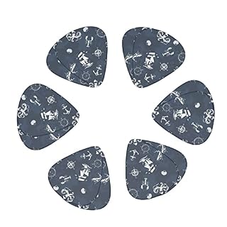 Lot de 12 médiators de guitare nautique pour guitare basse électrique, acoustique, cadeau avec boîte - Les Beatles, Paul McCartney, John Lennon, RIngo Starr, George Harrison Lot de 12 médiators de guitare nautique pour guitare basse électrique, acoustique, cadeau avec boîte – Image 2