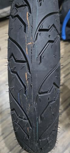 Image of 100 /90-19 57P TOLINS Tubeless Tyre for Motorcycle, Black