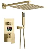 5. Brass hand shower, silicone pressure nozzle, 1.5m PVC thick heat insulation and wear-resistant shower tube, stainless steel ceiling, brass shower fixture, adjustable angle, convenient and practical.
