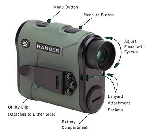 Vortex Optics Ranger 1800 Laser Rangefinder , Black #TOP5