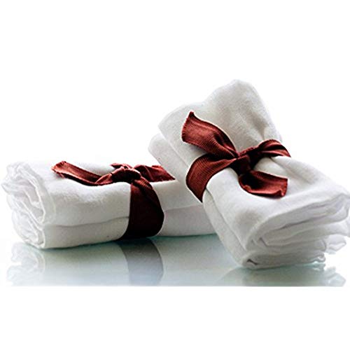 Ginger Chi Muslin Cloth Makeup Removal, Facial Cleansing Reusable & Washable Extremely Soft Gentle For All Skin Type Pack Of 2 #TOP21