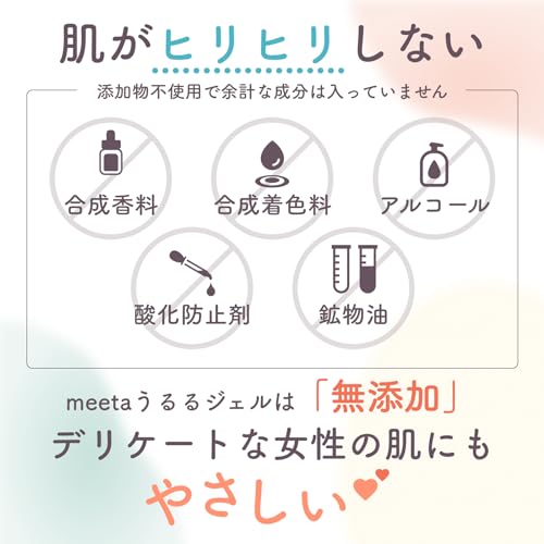 【妊活ゼリー】meeta ミータ うるるジェル 100ml 日本製 無添加 医師監修 潤滑剤 ローション タイミング法 シリンジ法 ノンアルコール デリケートゾーンケア - 画像4