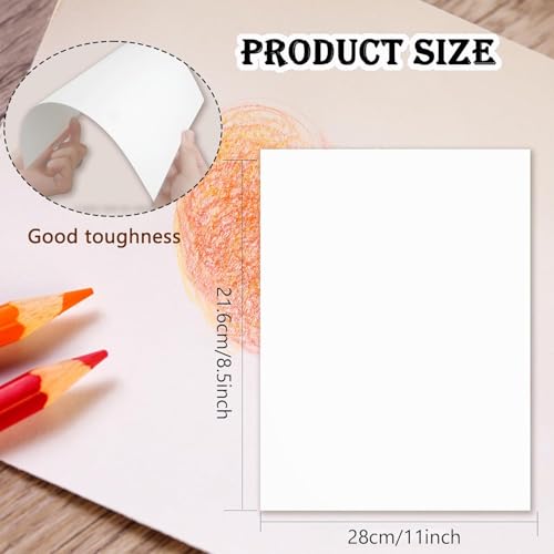 100 Sheets 100% Cotton Watercolor Paper Bulk for Adult Watercolor Drawing by Augacage - Used condition - Image 2