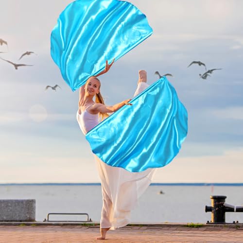 HunnmingRe Conjunto de 4 bandeiras de adoração para dança 75 x 100 cm bandeiras de igreja de louvor