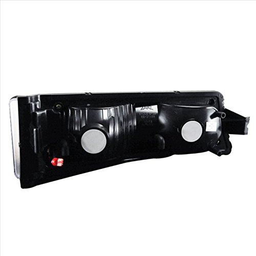 Sppc Black Parking Lights For Chevy Silverado - (Pair) Bumper Led Light Driver Left And Passenger Right Side Replacement #TOP1