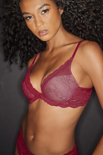 Image of Natori Women Feathers Lace Plunge T-Shirt Bra