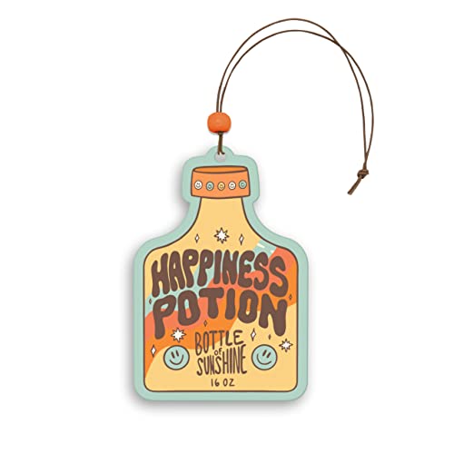 Image of Studio Oh! Kind To All Kinds Set of 2 Hanging Car Air Freshener, Long-Lasting Fragrance, Odor Eliminator, Scented Car Accessory for Auto Interior, Decorative Air Freshener, 4 x 7.5 in