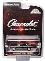 グリーンライト 1/64 車 1967 シボレー インパラ Amazon | グリーンライト 1/64 1967 シボレー インパラ スポーツ