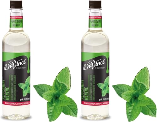 Image of DaVinci Gourmet Classic Peppermint Syrup, 25.4 Fl Oz (Pack of 2)