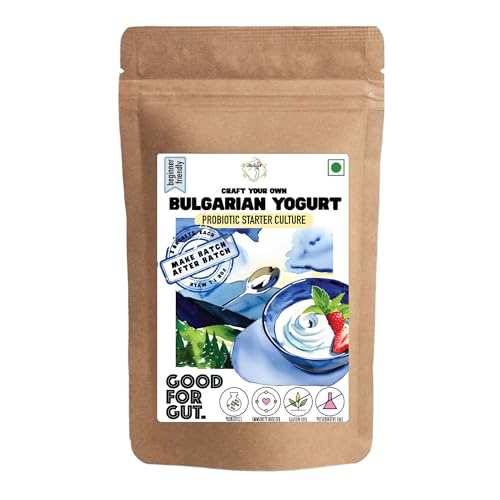 Image of Alla's Posh Flavors Bulgarian Yogurt Starter Culture | Plain | Gluten-Free | Foil Sachets | Non-GMO | 100% Vegetarian | Make Natural Probiotic Yogurt at Home